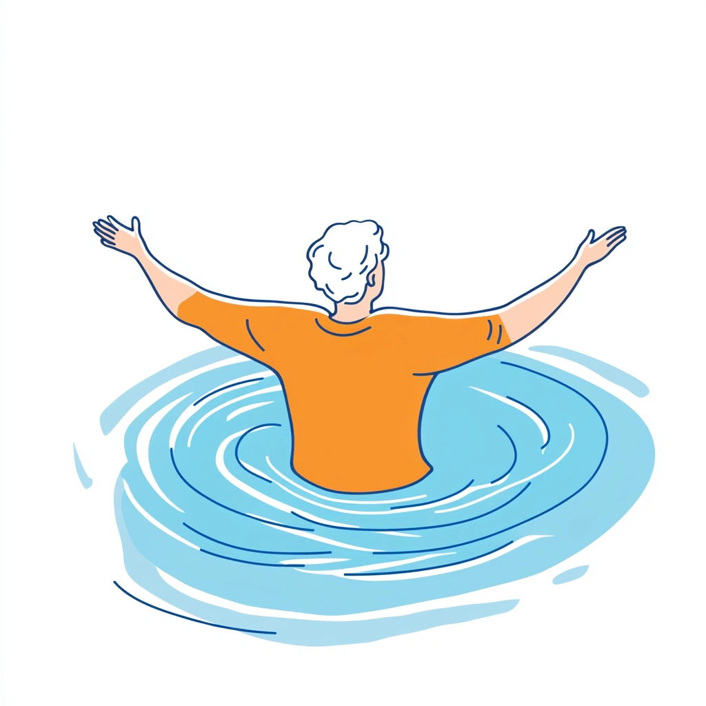 Іконка водної гімнастики